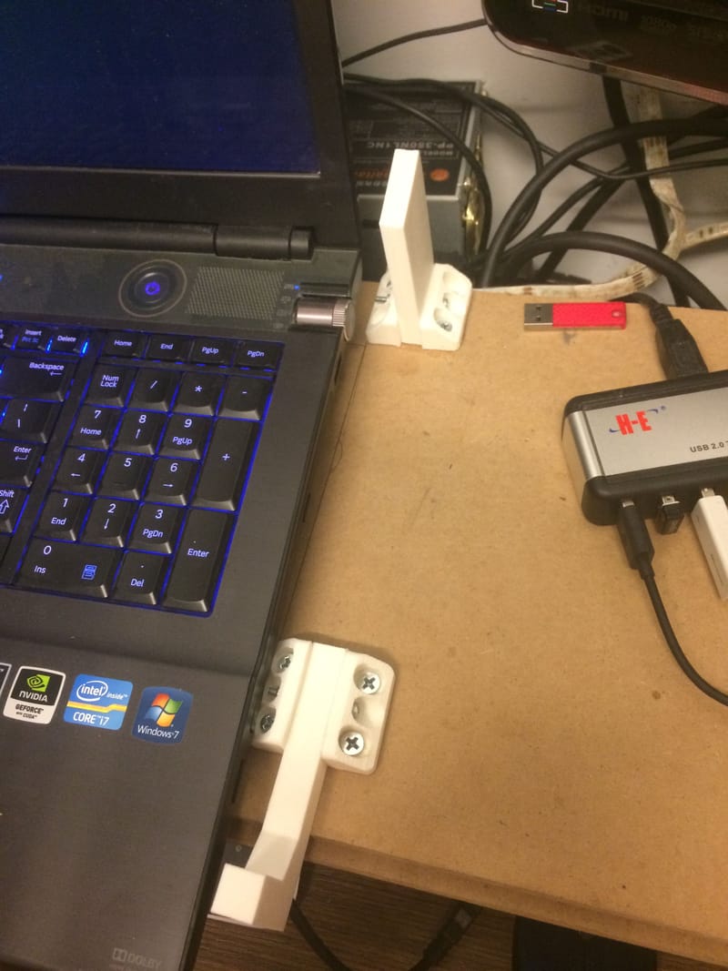 First Bracket Pair on MDF Board