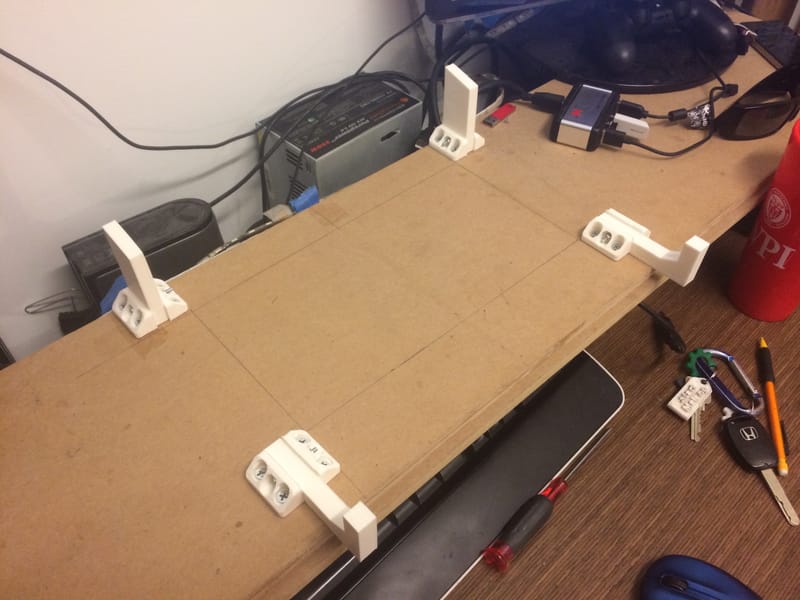 All 4 Brackets in Place