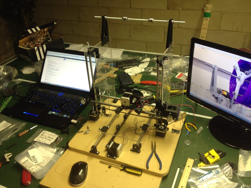 Heated Bed Removed to Tension Y-Axis GT2 Belts