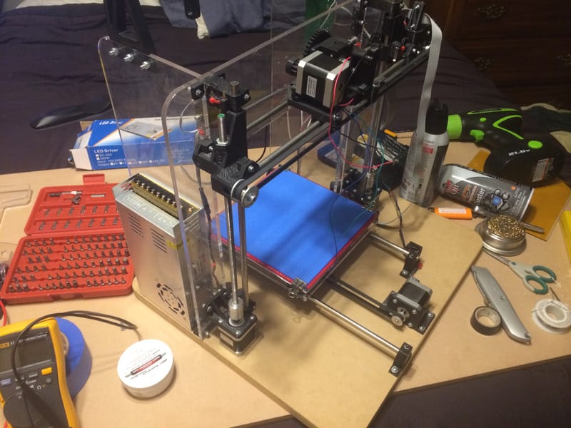 Power Supply Mounted Flush to Acrylic