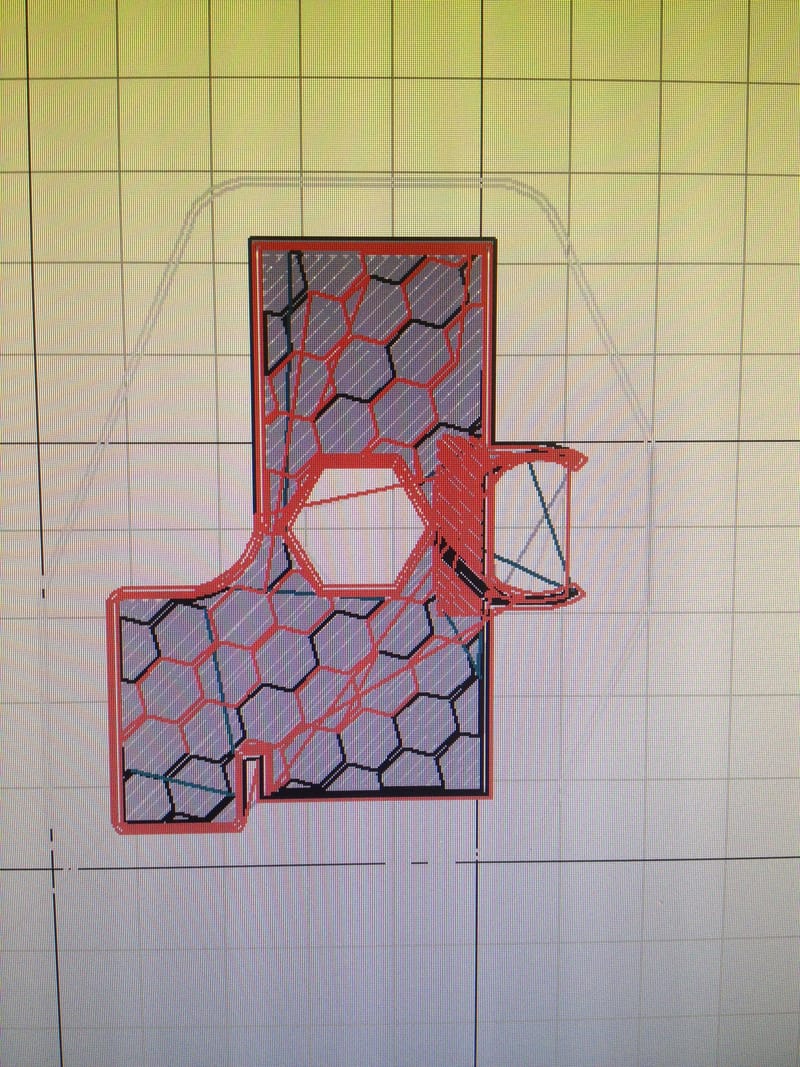 Pronterface Showing Toolpath Instructions for 3D Printer