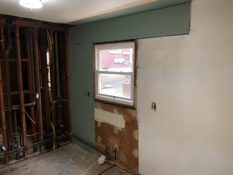 Replacing Sheetrock and Removing Soffits