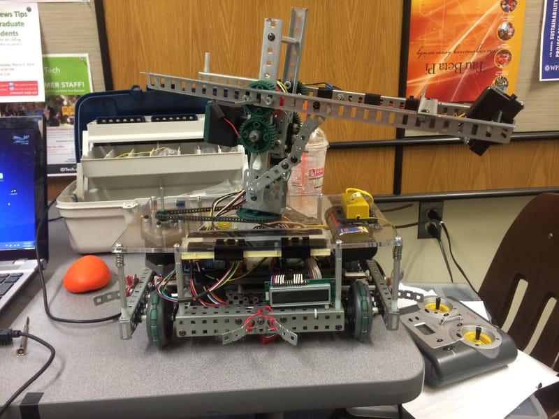 Final adjustments before presenting.