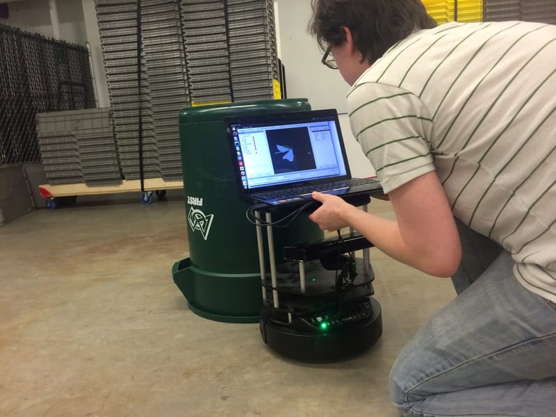 Observing Turtlebot vision