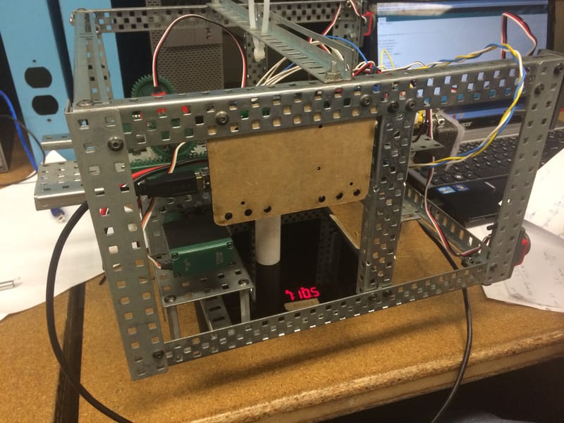 Arduino Mounted, Weighing for Competition