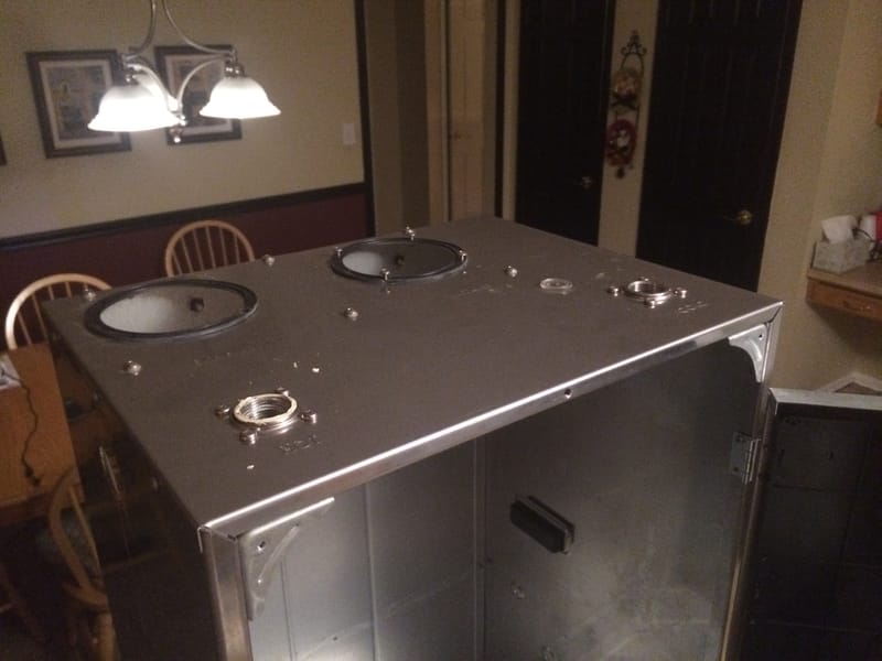 PVC and Plumbing Connections on Top