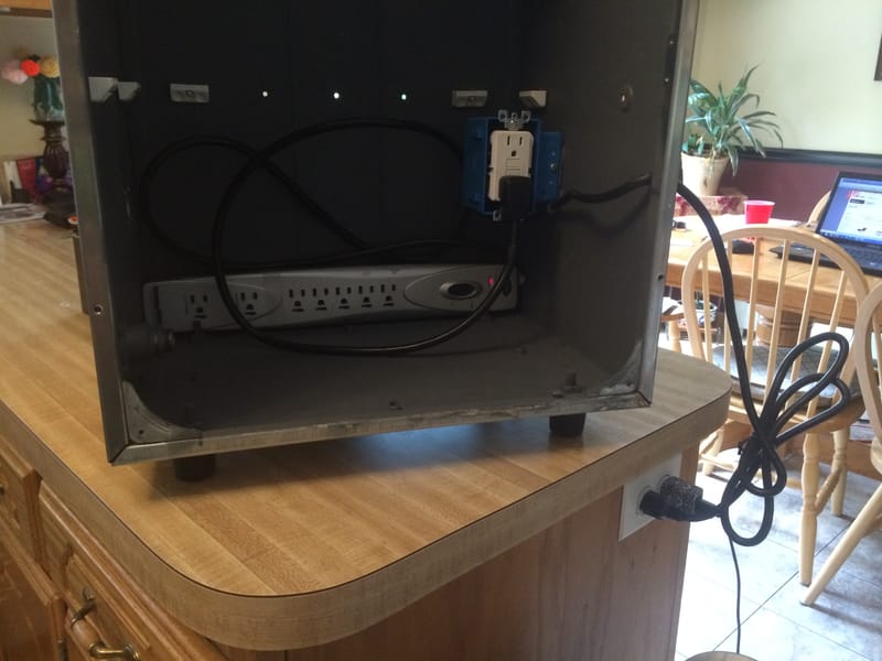 GFI Breaker and Surge Protector Installed