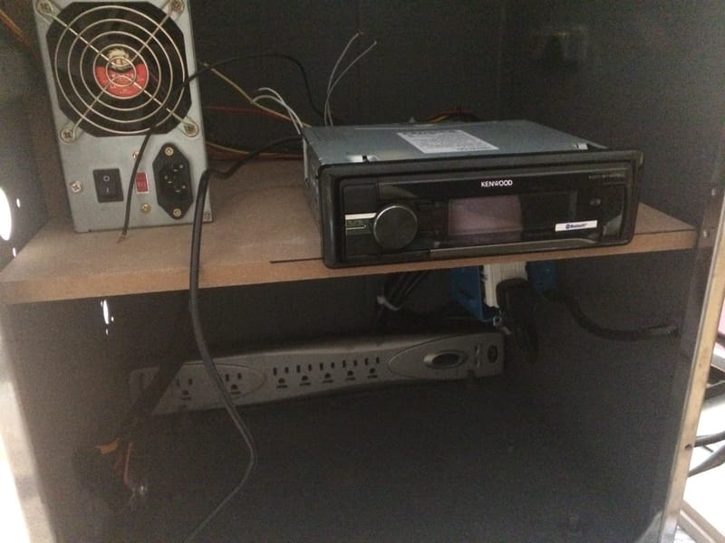 First MDF Shelf on 3D Printed Brackets