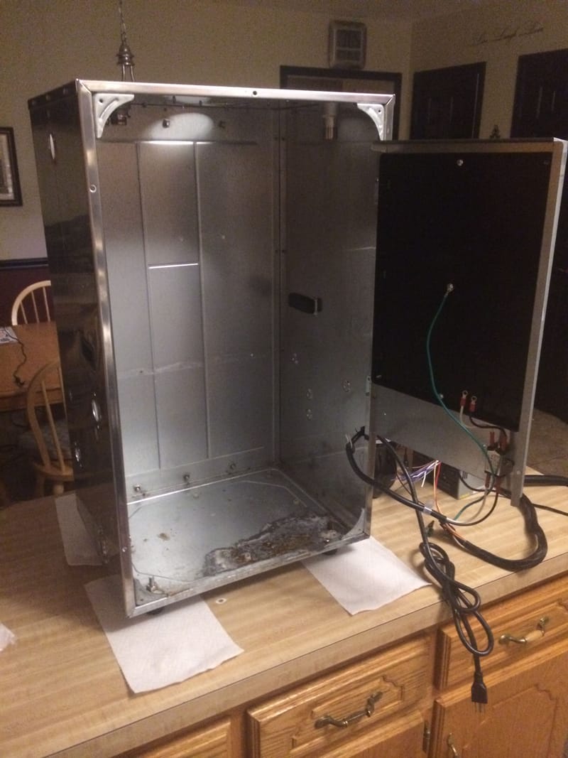 Internals Removed, Corrosion Visible