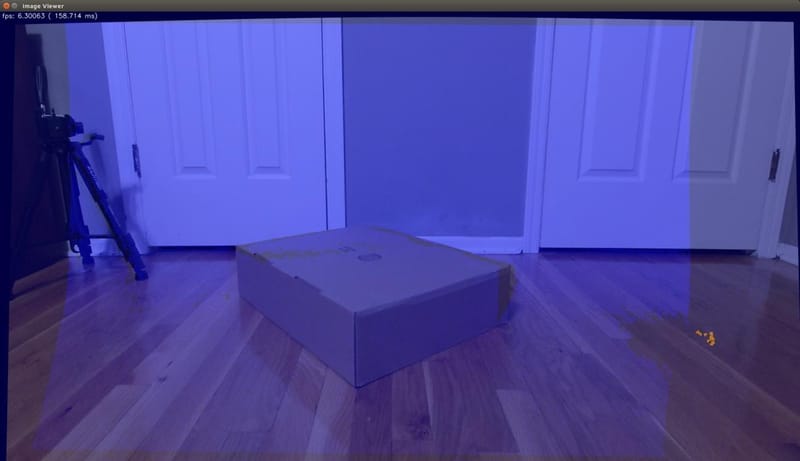 Figure 9: Post-Calibration Photo — RGB and IR Sensors Aligned